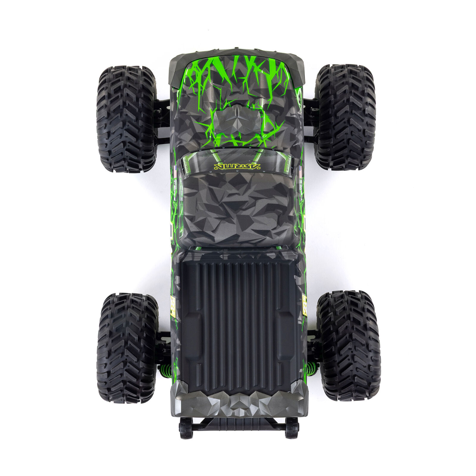 Arrma 1/10 QUAKE 223S DSC 2WD RTR Brushless Monster Truck, Green - 10