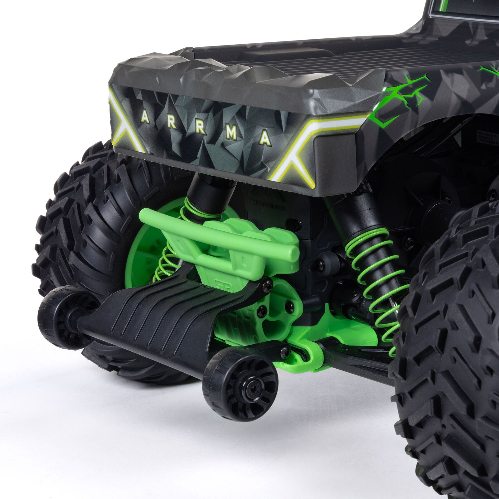 Arrma 1/10 QUAKE 223S DSC 2WD RTR Brushless Monster Truck, Green - 9