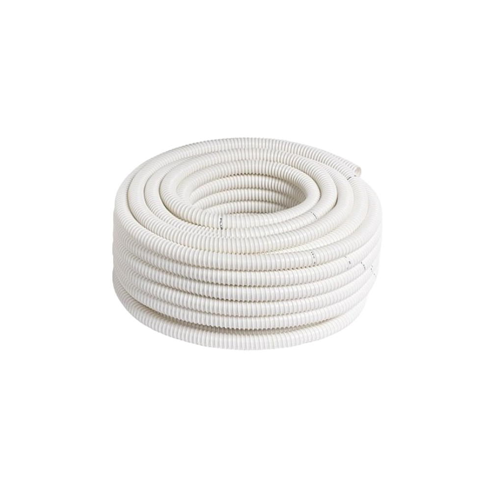 Kondensvattenslang Slät Insida 16mm 30m Vit