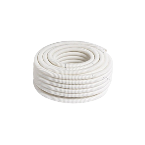 Kondensvattenslang Slät Insida 16mm 30m Vit