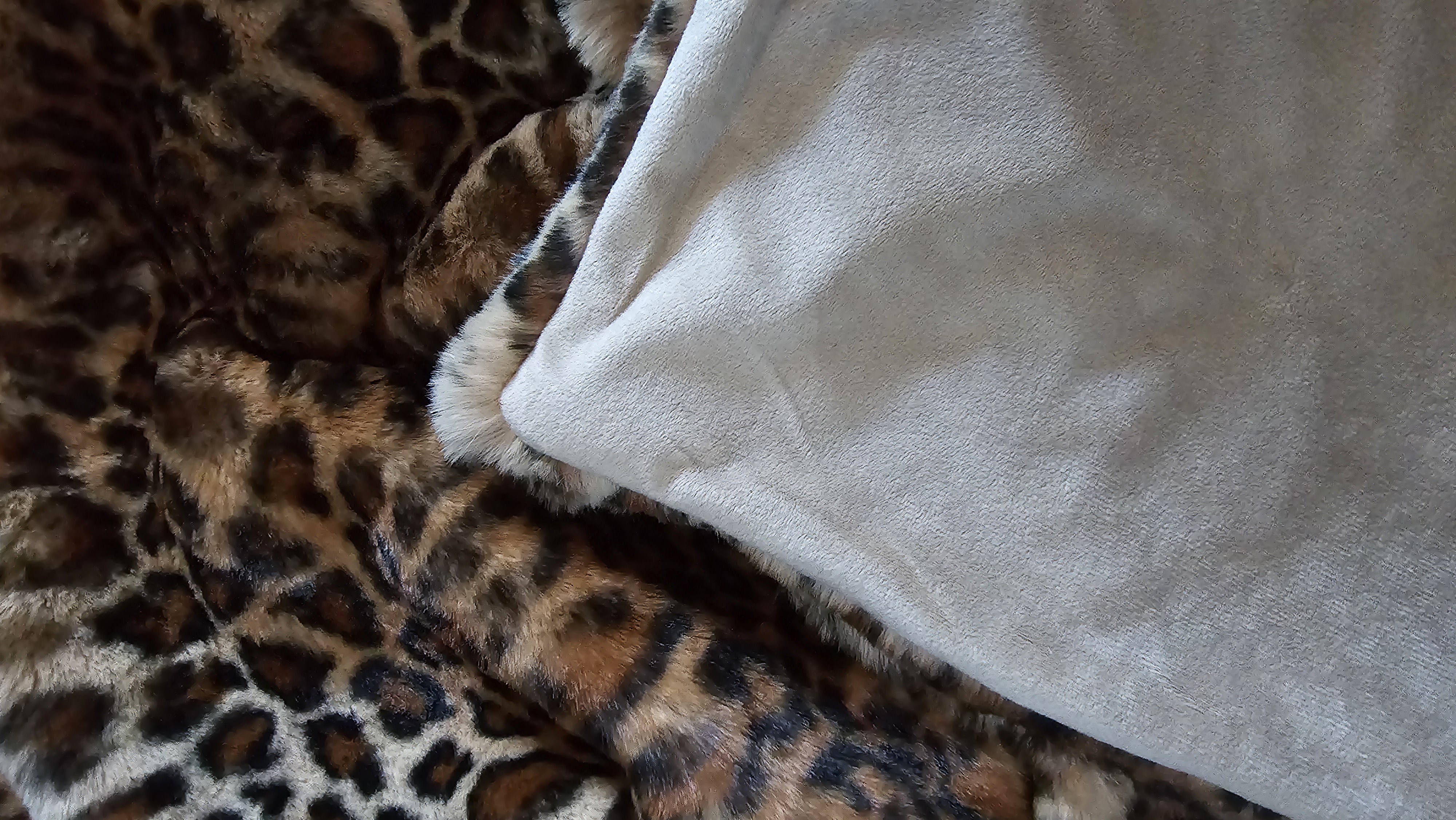 Pläd 140x220 cm - Leopard Brown - 4