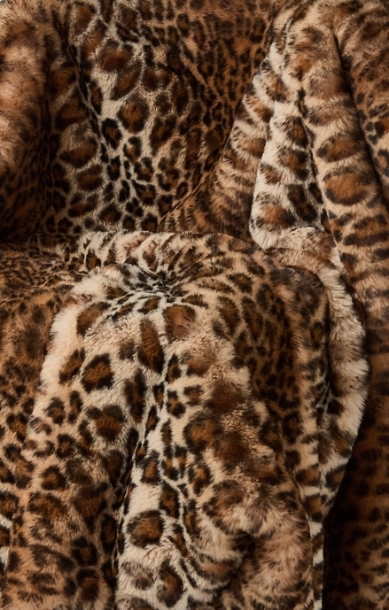 Pläd 140x220 cm - Leopard Brown - 5