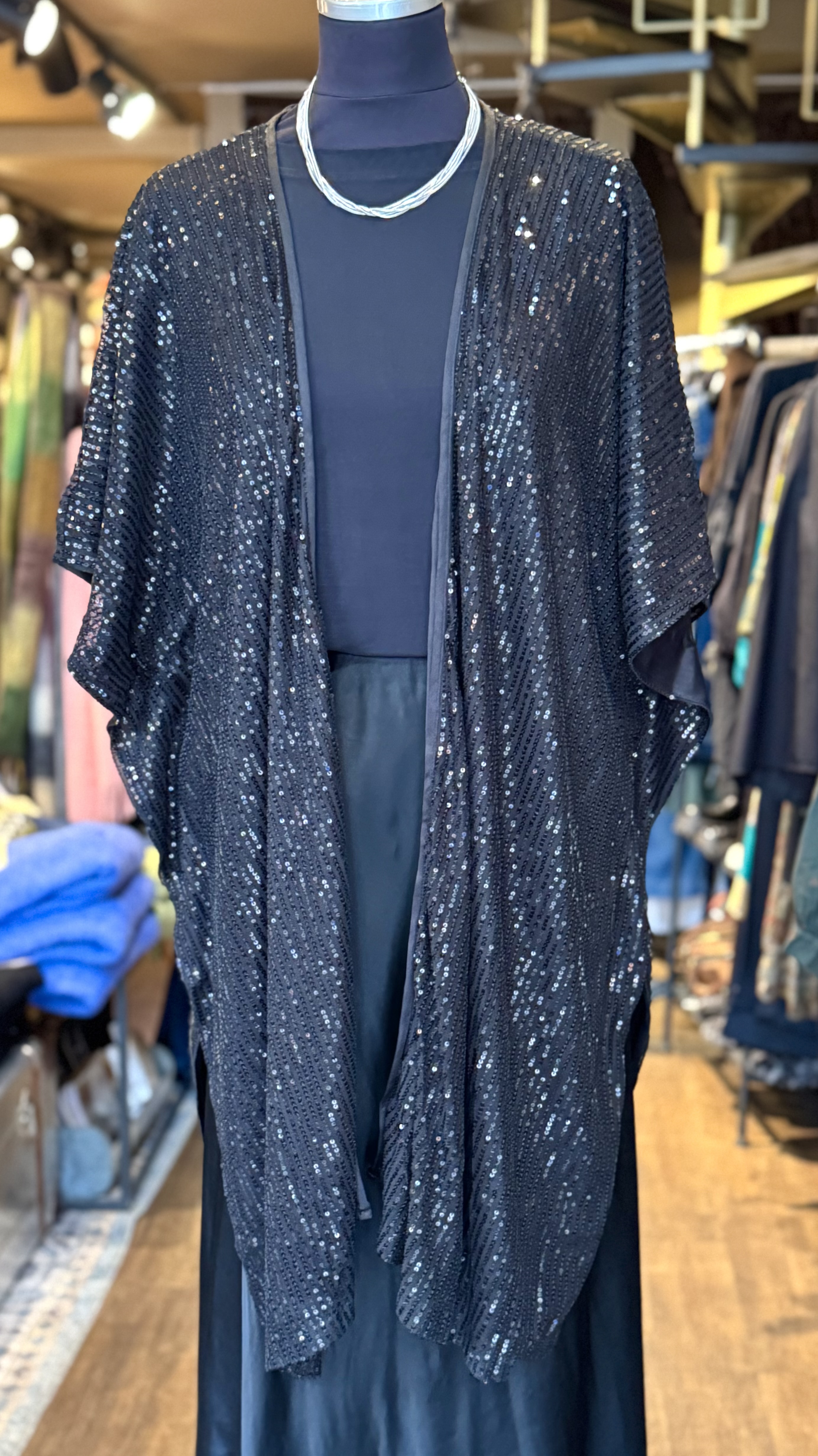Paljett-kimono - 3