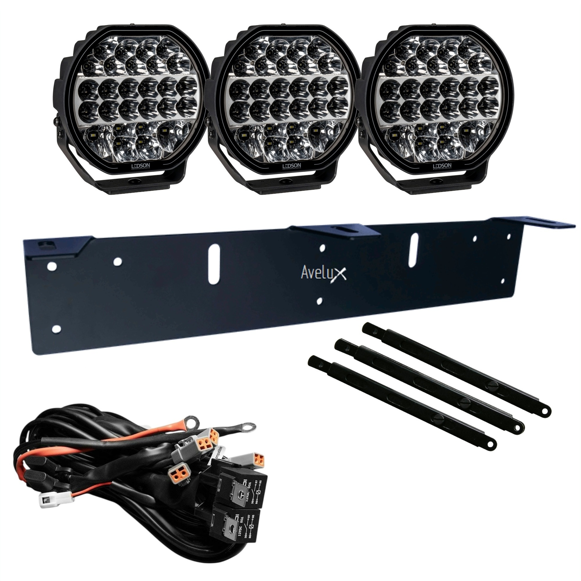 Sledge9 LED-Fernscheinwerfer 216W | 3er-Pack