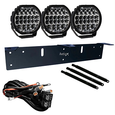 Sledge9 LED Extraljus 216W | 3-pack