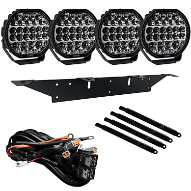 Sledge9 LED Ekstralys 216W | 4-pakke