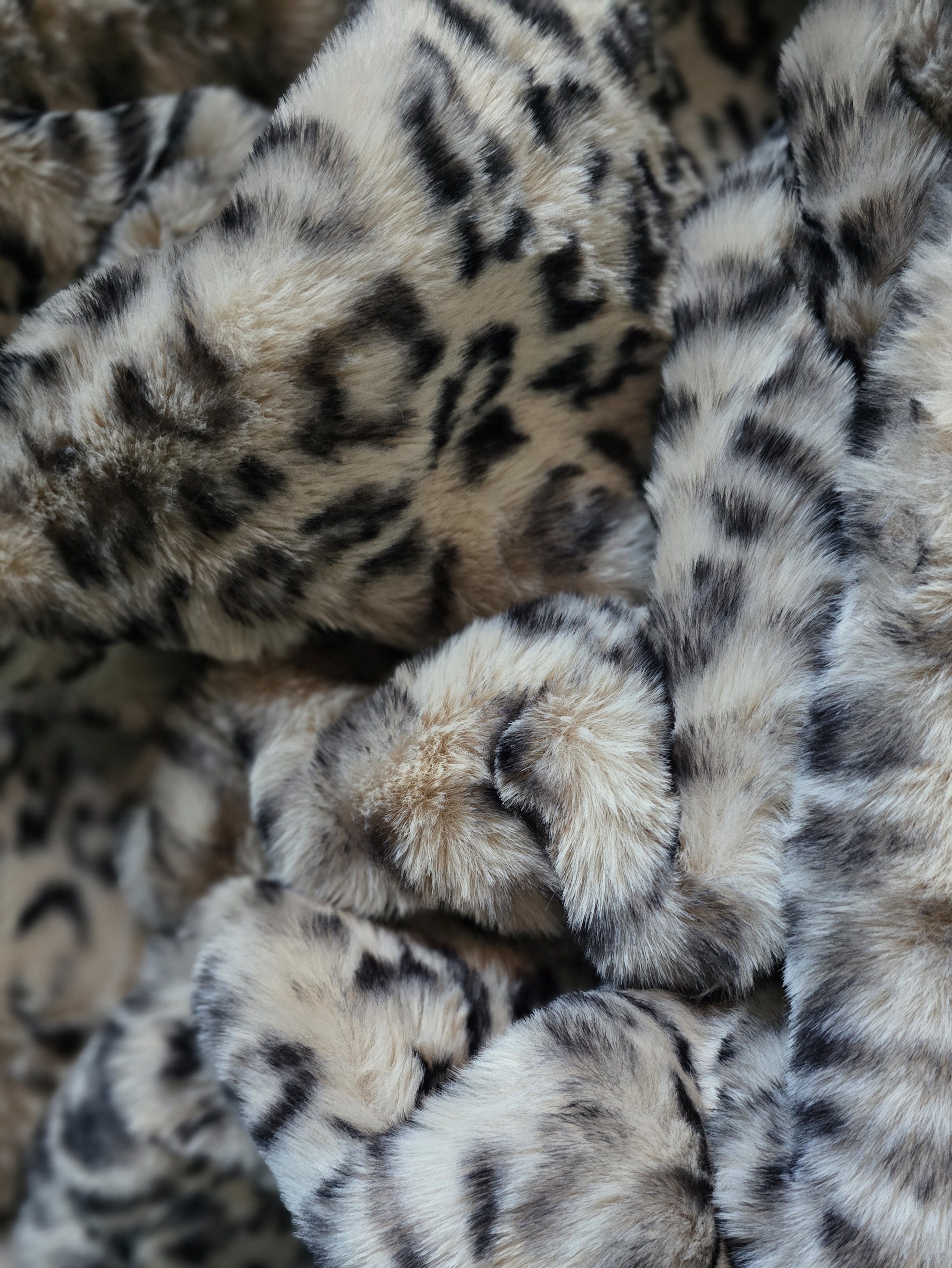 Pläd 140x220 cm - Leopard Creme - 4