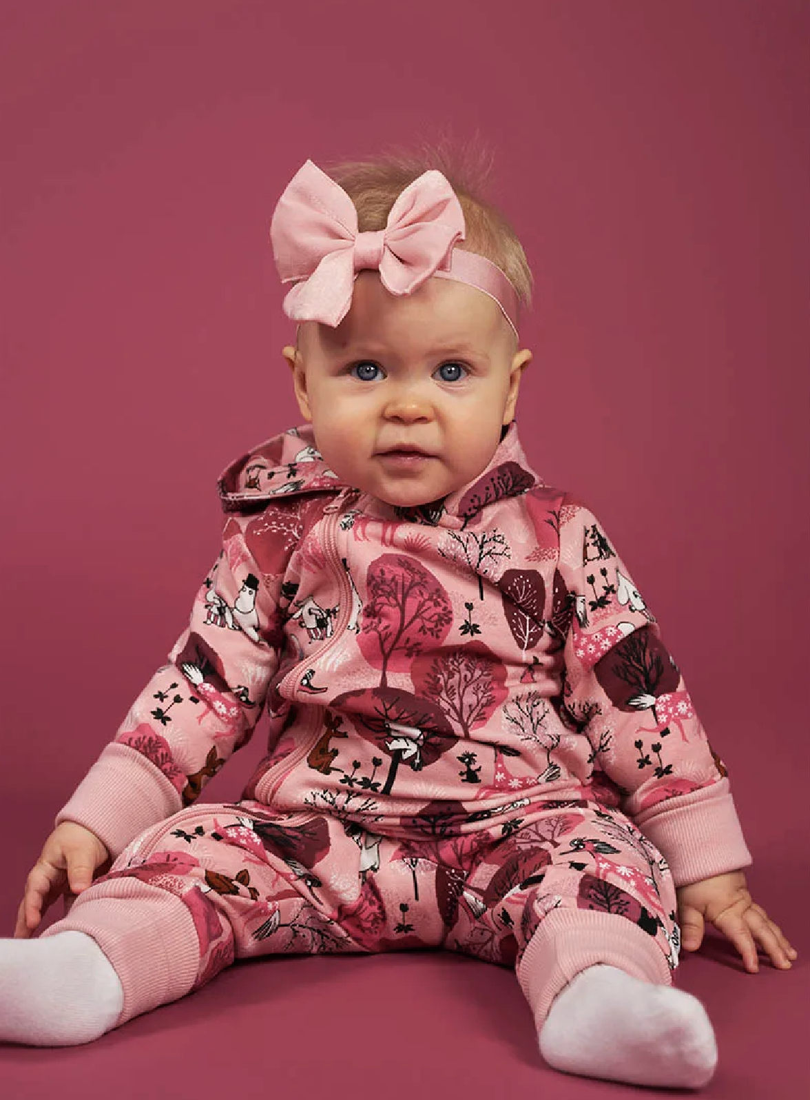 Moomin Baby Overall - Whisper Pink - 2