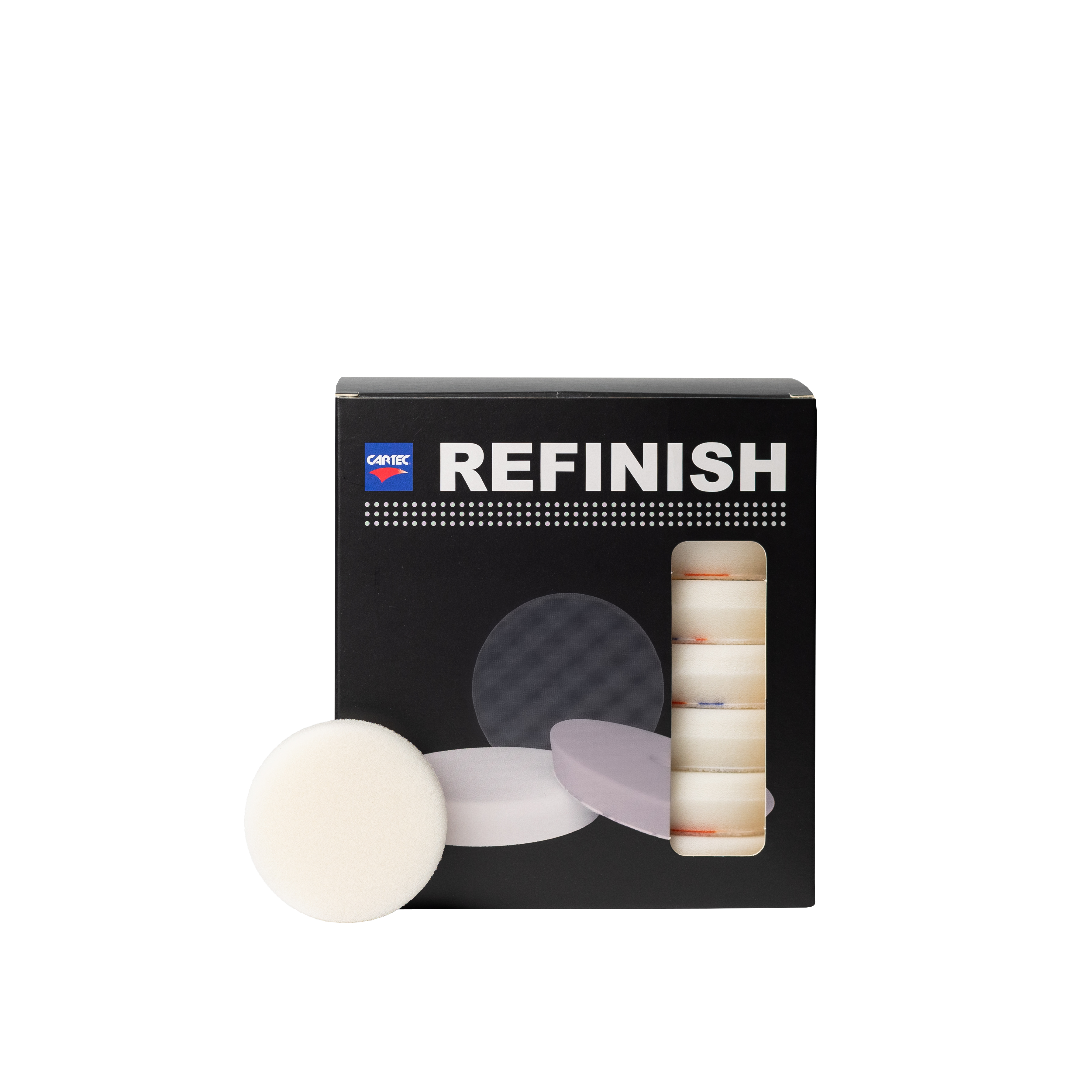Finishing Pad White Orbital 45x15mm