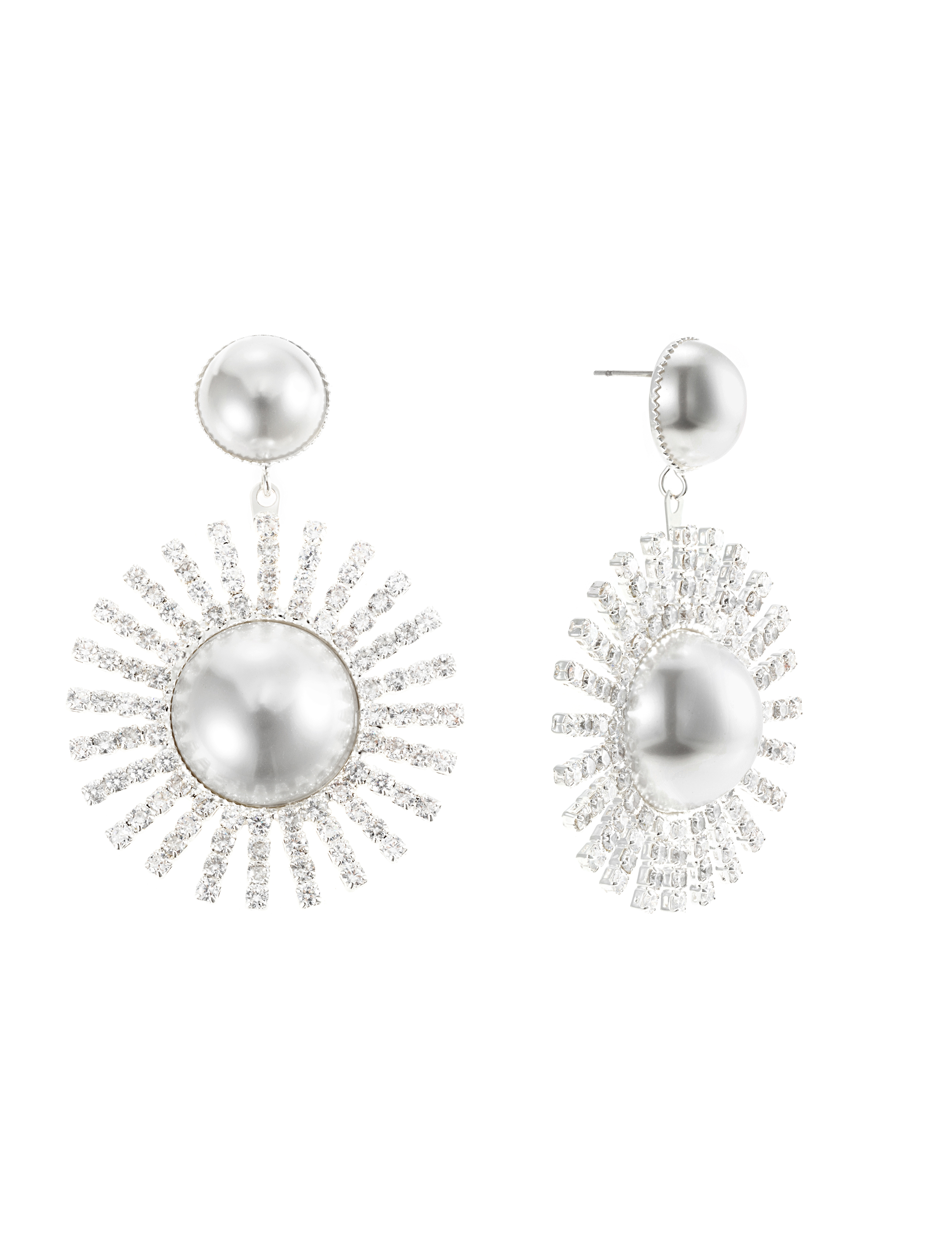 Glow earring crystal steel