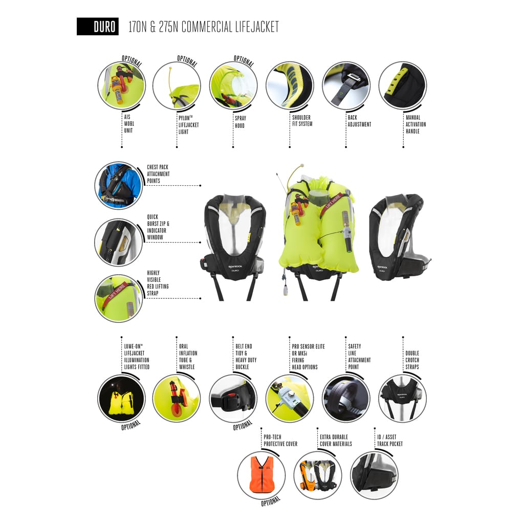 SPINLOCK  DURO 170N  FLURO ORANGE - 2