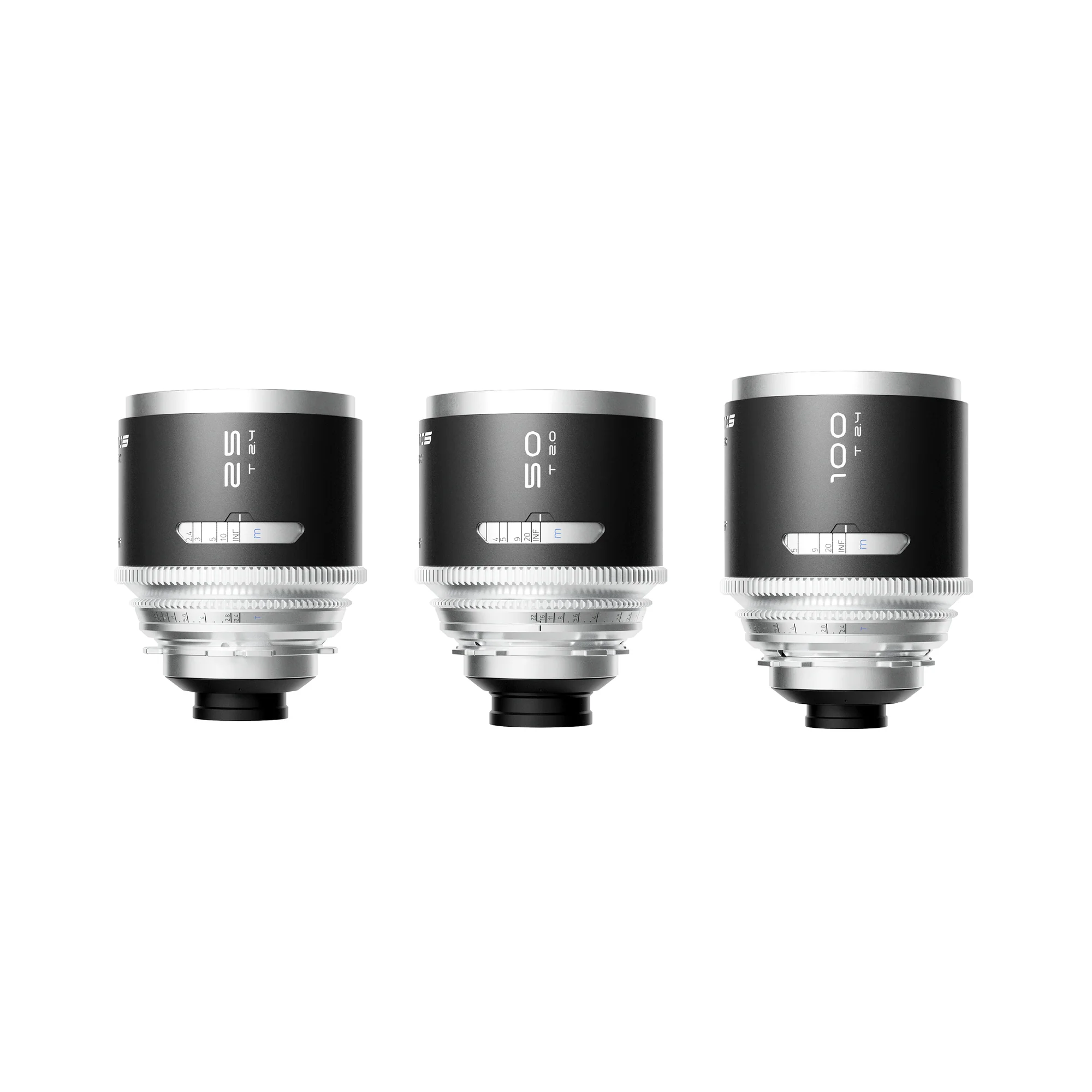 Blazar Mantis (25mm, 50mm, 100mm) T2.0 1.33x Anamorphic 3-Lens Set
