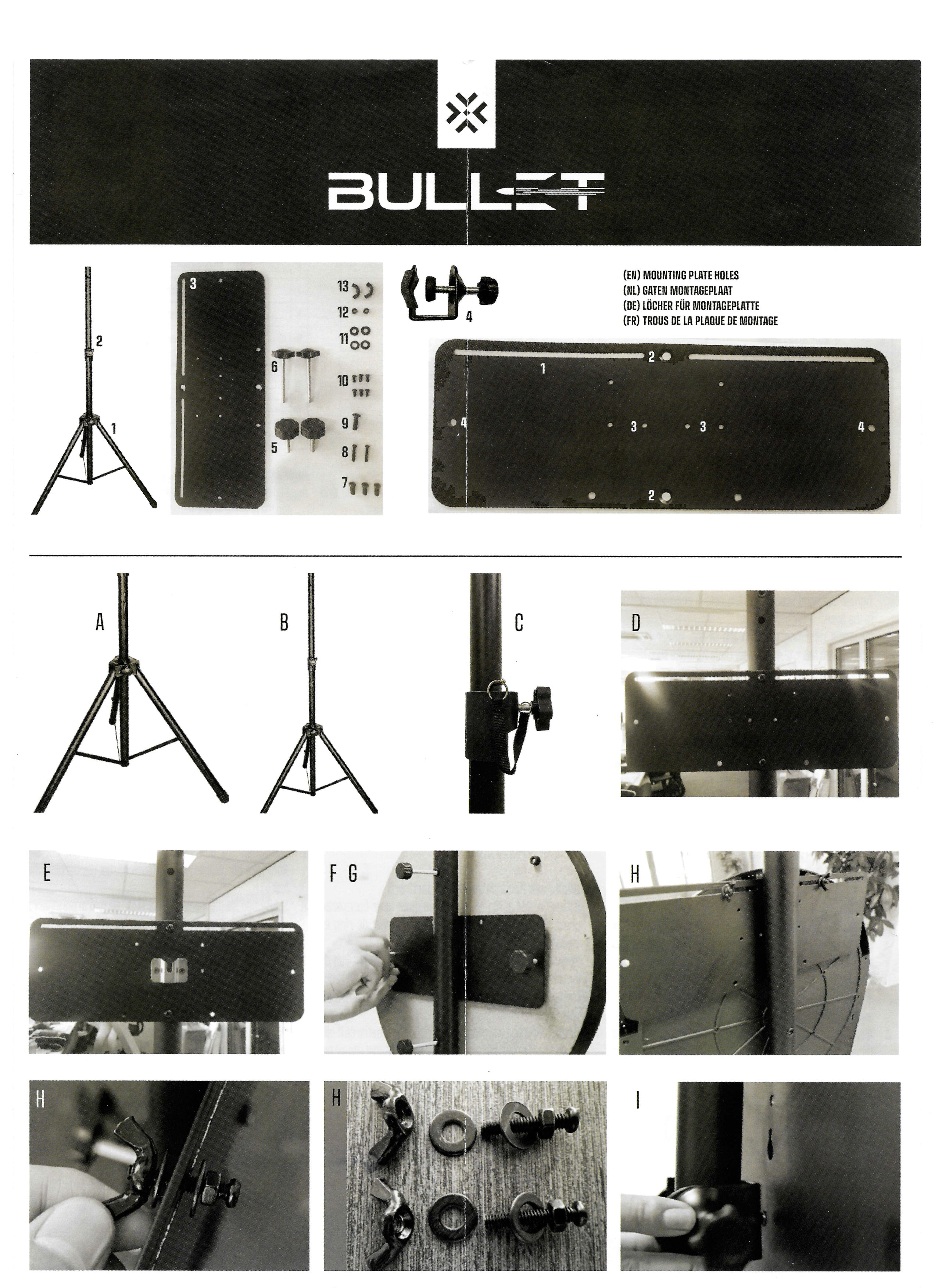 Bullet Hybrid Dartboard Stand  - 6