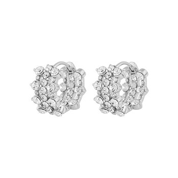 Snö Of Sweden Sprinkles Small Tripple Crystal Ring Ear Silver/Clear