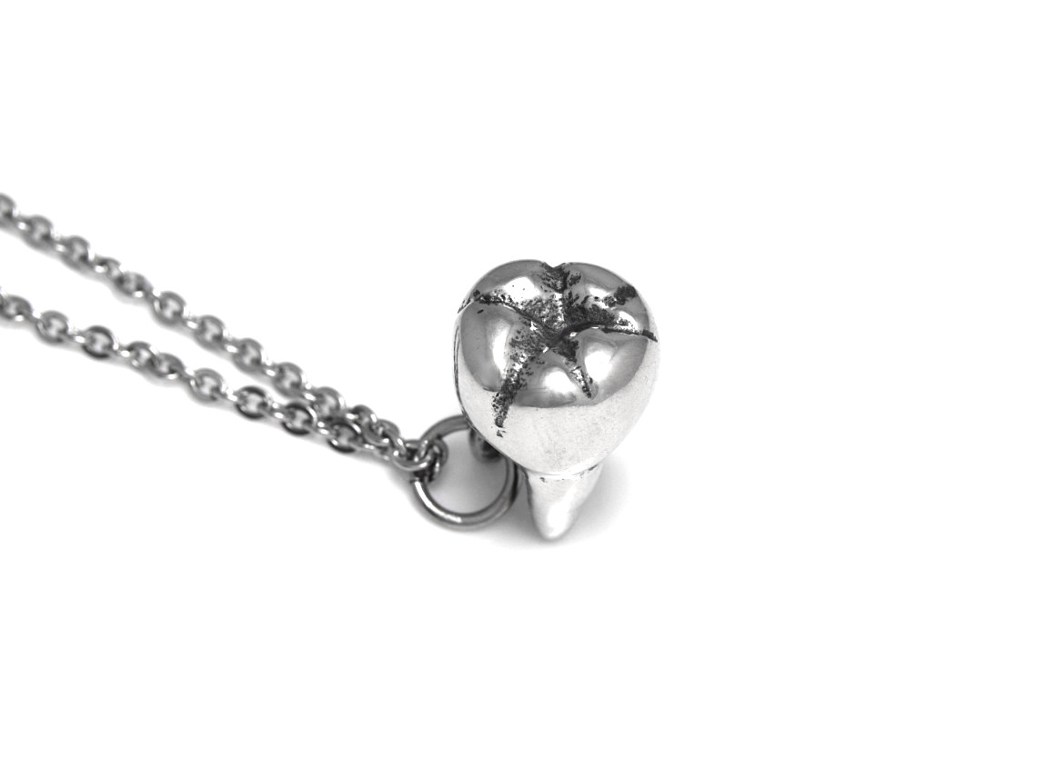 Kindtand Halsband, Handgjort Molar Tand Tandläkare Smycke - 4