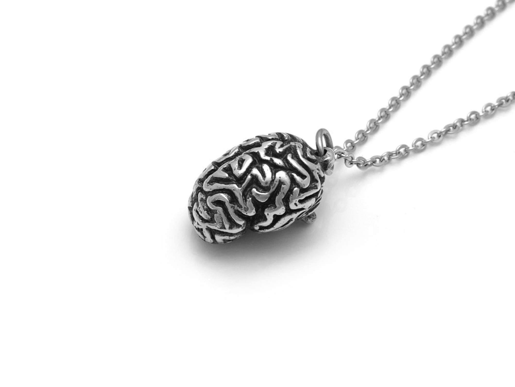 Anatomisk Hjärna Halsband, Handgjort Anatomi Smycke - 3