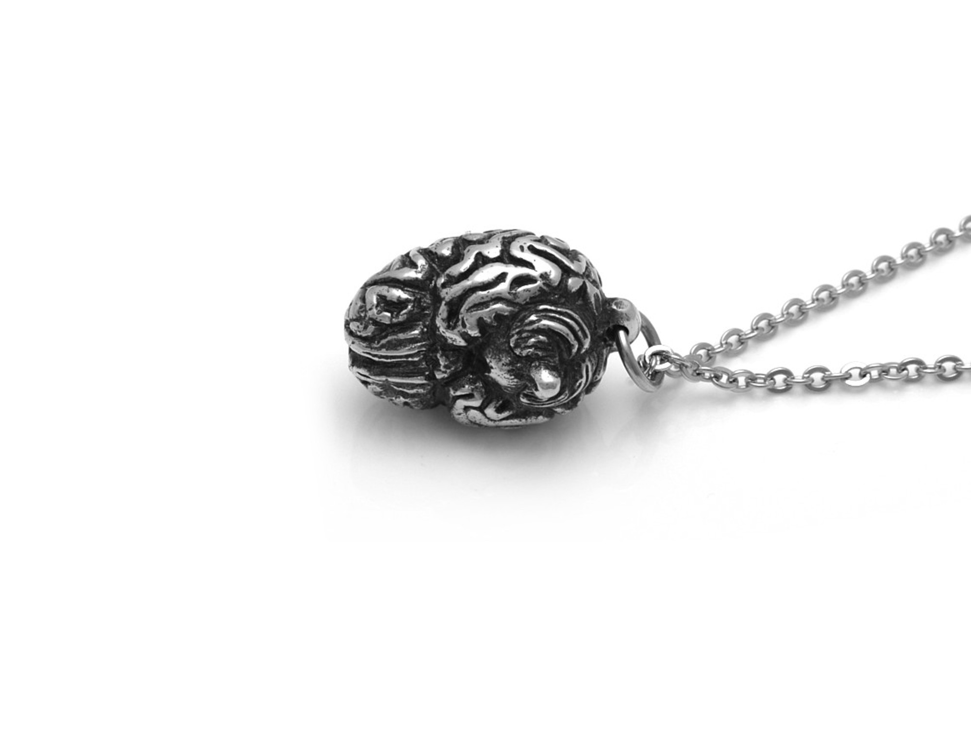 Anatomisk Hjärna Halsband, Handgjort Anatomi Smycke - 4