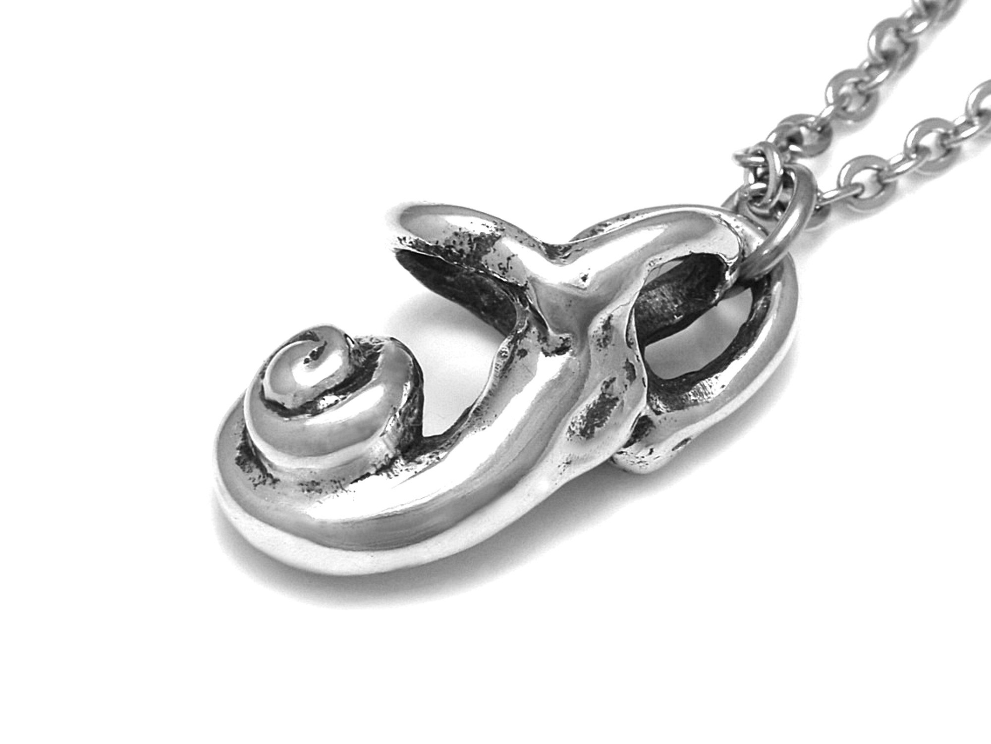 Anatomisk Koklea Halsband, Handgjort Hörselsnäcka Anatomi Smycke