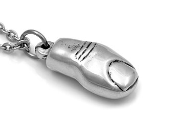 Stortå Halsband, Handgjort Anatomi Smycke