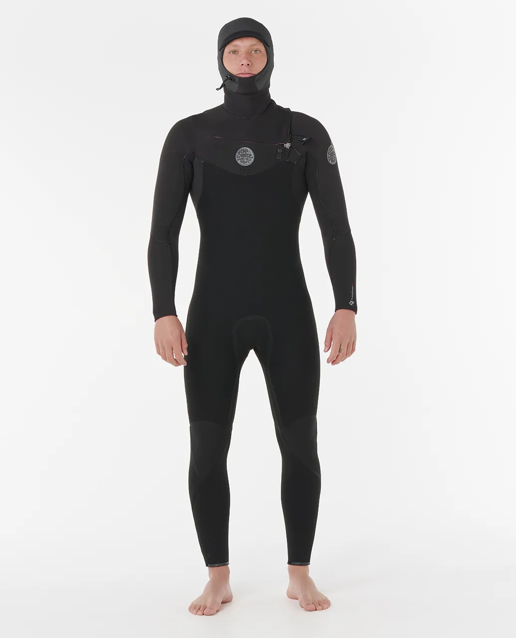 Rip Curl 6/4mmセミドライ E5 flash bom Rip Curl Flashbomb 6/4 Hooded Wetsuit 2026 - Boardwalk Surf & Street