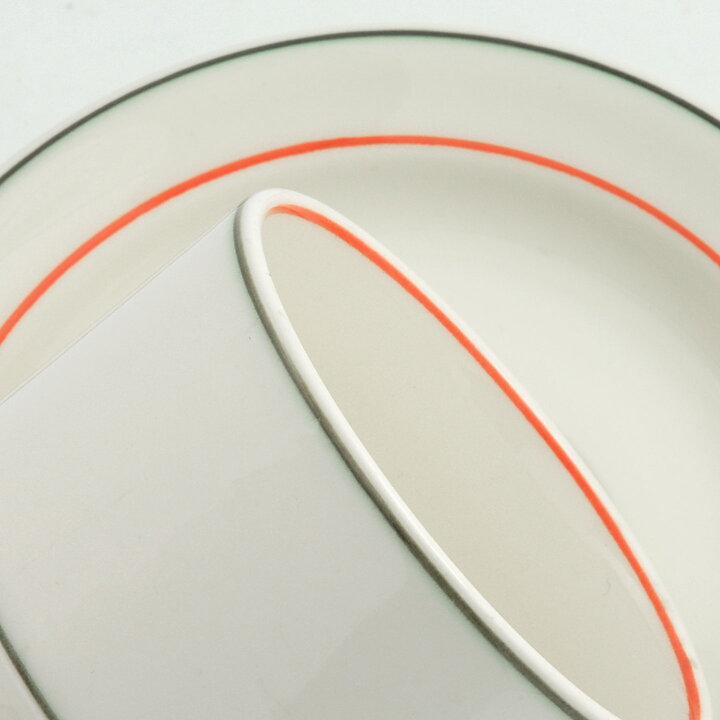 Tove Slotte-Elevant (Tiira 1987) Modern Coffee Cup with Green/Red Border 10 cm  [Sample Images] 