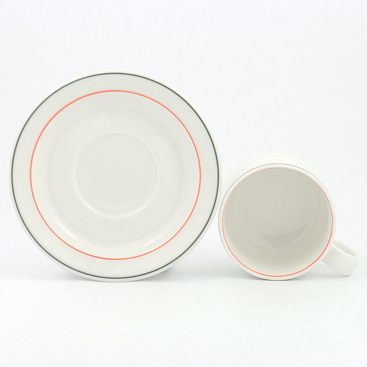 Tove Slotte-Elevant (Tiira 1987) Modern Coffee Cup with Green/Red Border 10 cm  [Sample Images] 