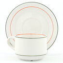 Tove Slotte-Elevant (Tiira 1987) Modern Coffee Cup with Green/Red Border 10 cm  [Sample Images] 