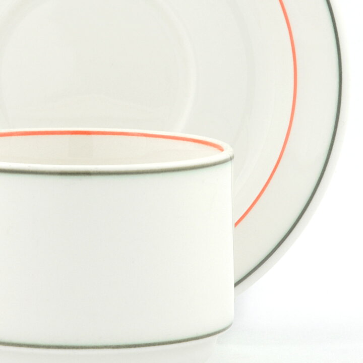 Tove Slotte-Elevant (Tiira 1987) Modern Coffee Cup with Green/Red Border 10 cm  [Sample Images] 