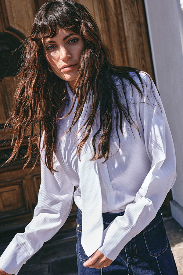 MMAyen Stripe Shirt White - 7