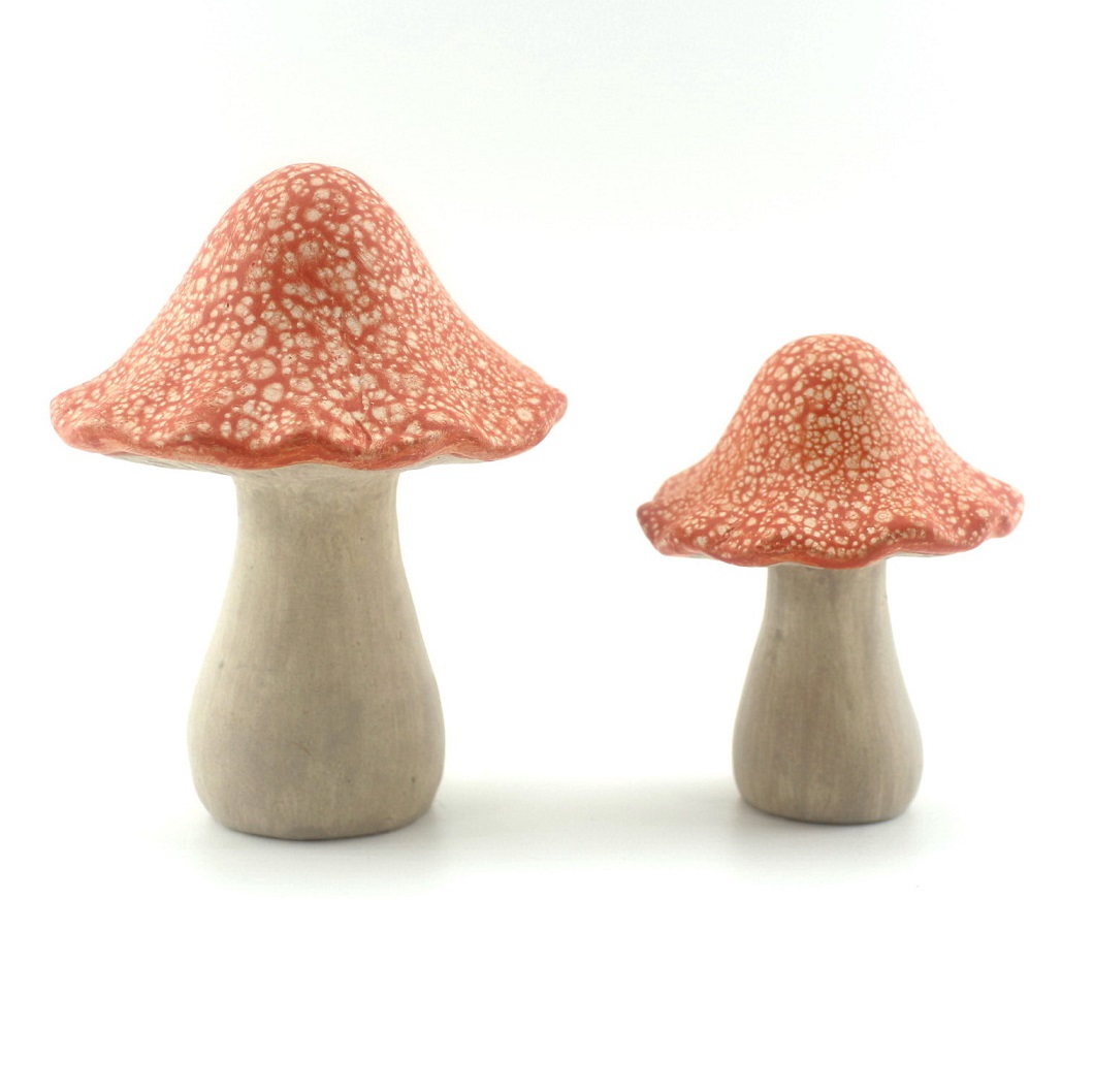 Svamp liten terracotta lantlig stil Gårdsromantik - 2