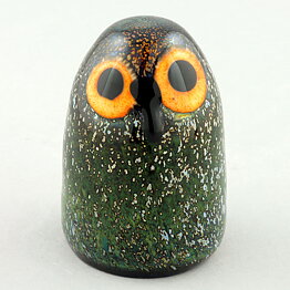 Oiva Toikka (2006) Lovely Little Barn Owl (Riihipöllön Poikanen) Glass Bird (24)