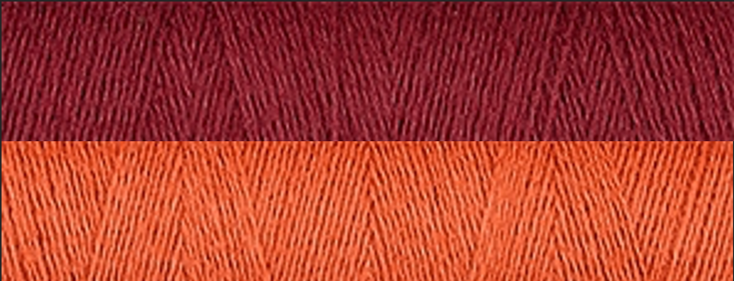 Kit with organic merino for a soft and feather-light scarf in overshot - 2