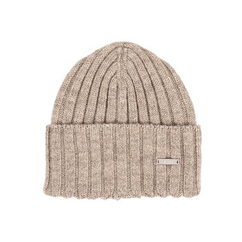 Henån  stickad mössa från Sätila ofärgad ull 