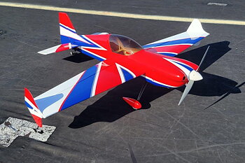 Extreme Flight 48inch MXS EXP V2 - Red/White/Blue 1,21m