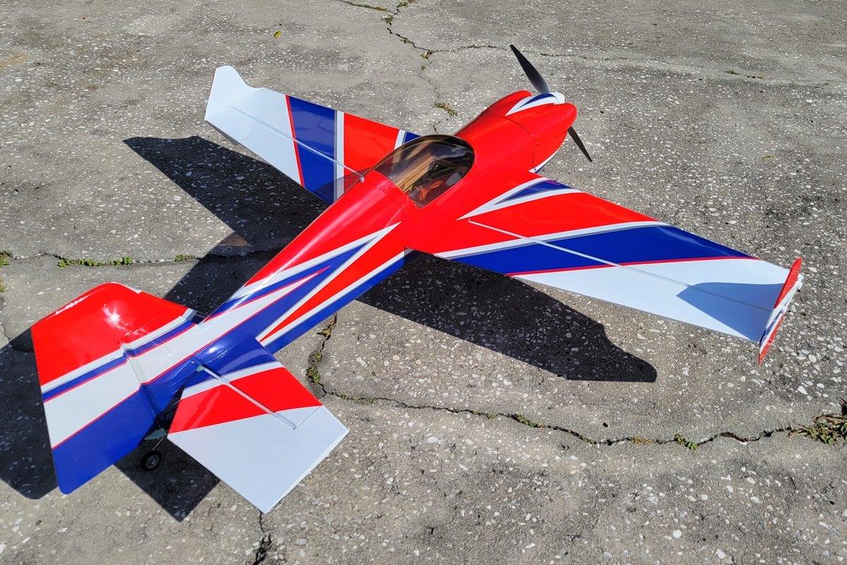 Extreme Flight 48inch MXS EXP V2 - Red/White/Blue 1,21m - 3