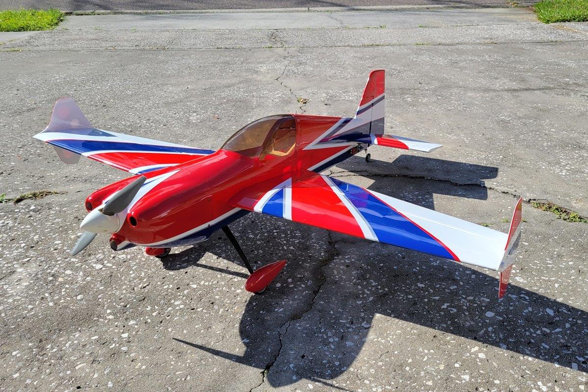 Extreme Flight 48inch MXS EXP V2 - Red/White/Blue 1,21m - 2