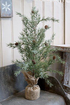 Gran Fleur med kottar - 90 cm 