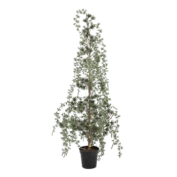 Gran Fleur med kottar inkl LED-belysning med timer - 90 cm 