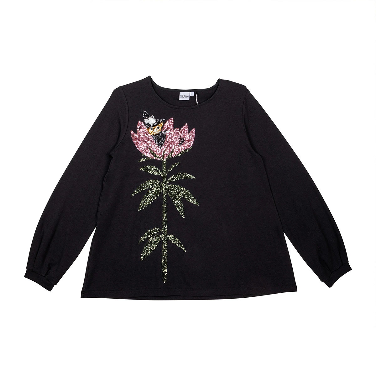 Moomin sweater Snufkin with sequins