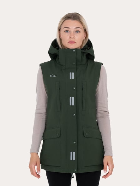 Uhip Regular Pro Dog Trainer Vest - Deep Green - waterproof