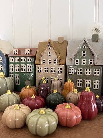 Mini pumpor, färgglada 
