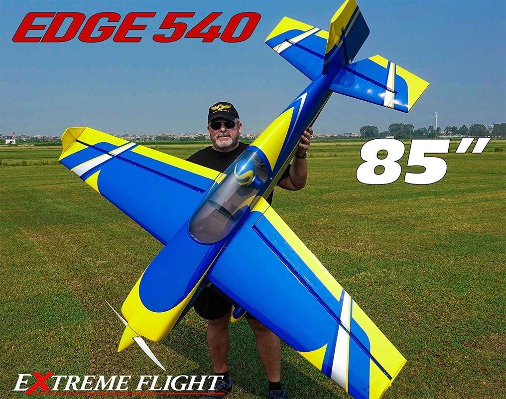Extreme Flight 85inch Edge 540 - Blue/Yellow 2,15m - 2