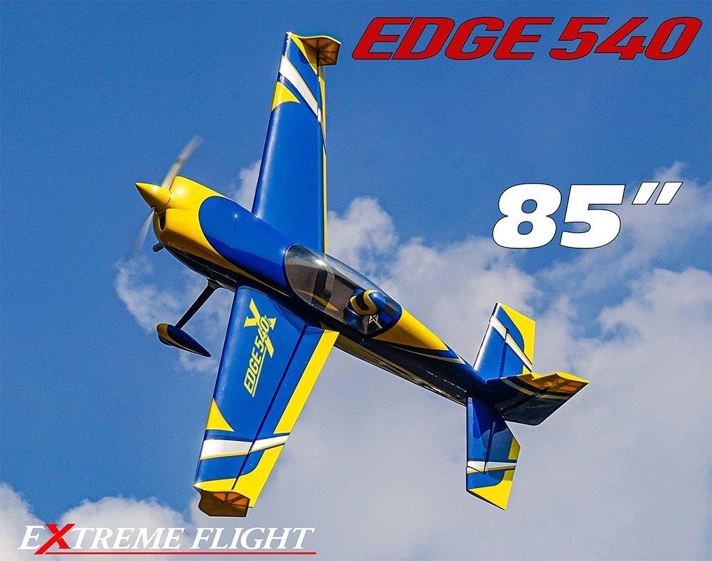 Extreme Flight 85inch Edge 540 - Blue/Yellow 2,15m
