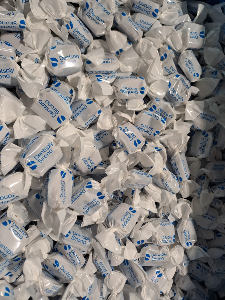 Mint-flavored caramel Order per kg. 1pce = 0,5kg