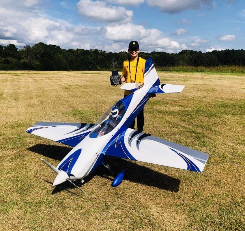 Extreme Flight 104inch Extra NG - Blue/White/Silver 2,64m - 4