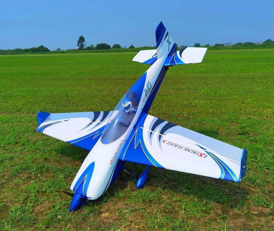 Extreme Flight Extra NG - Blue/White/Silver 2,31m 91tum