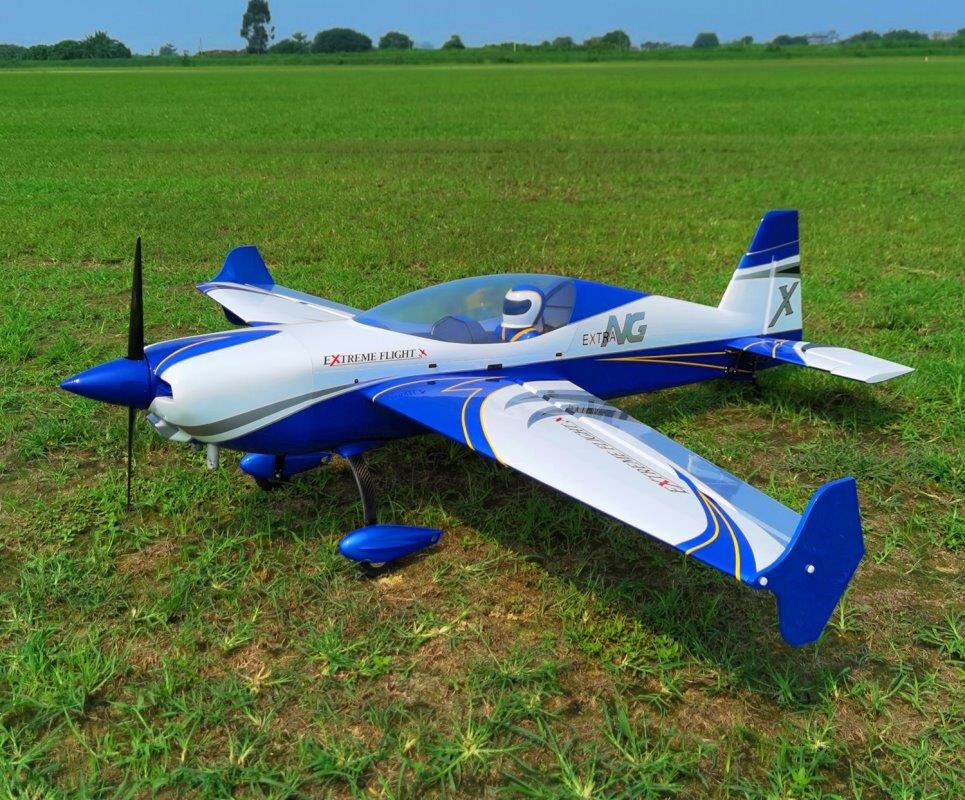 Extreme Flight Extra NG - Blue/White/Silver 2,31m 91tum - 2