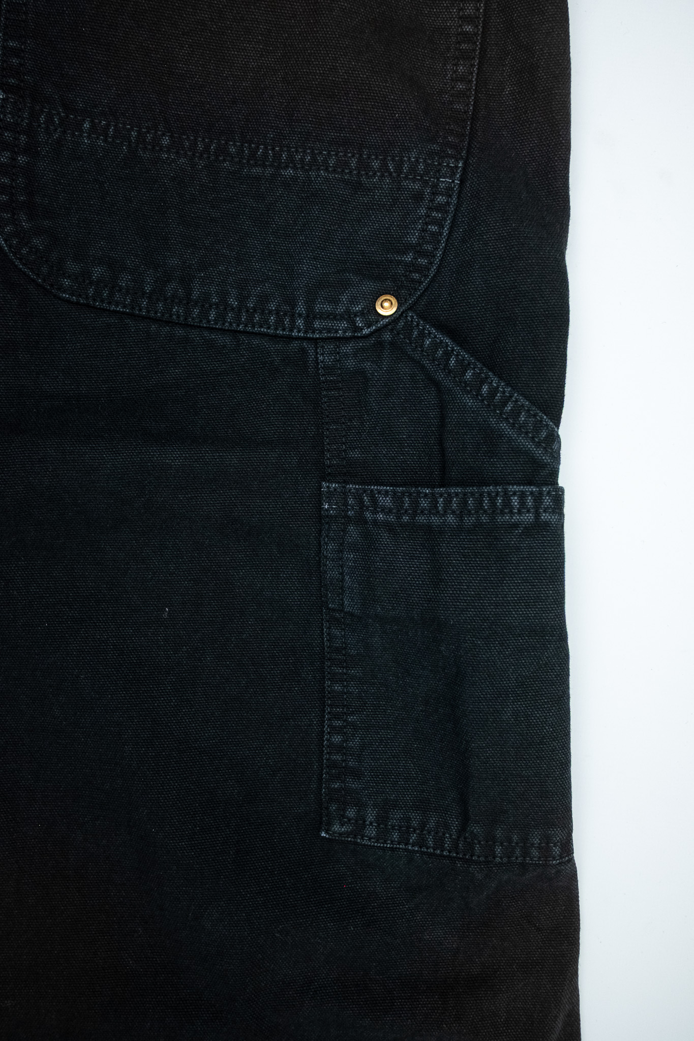 Orslow - Dad’s Fit Oxford Painter Pants Black - 10