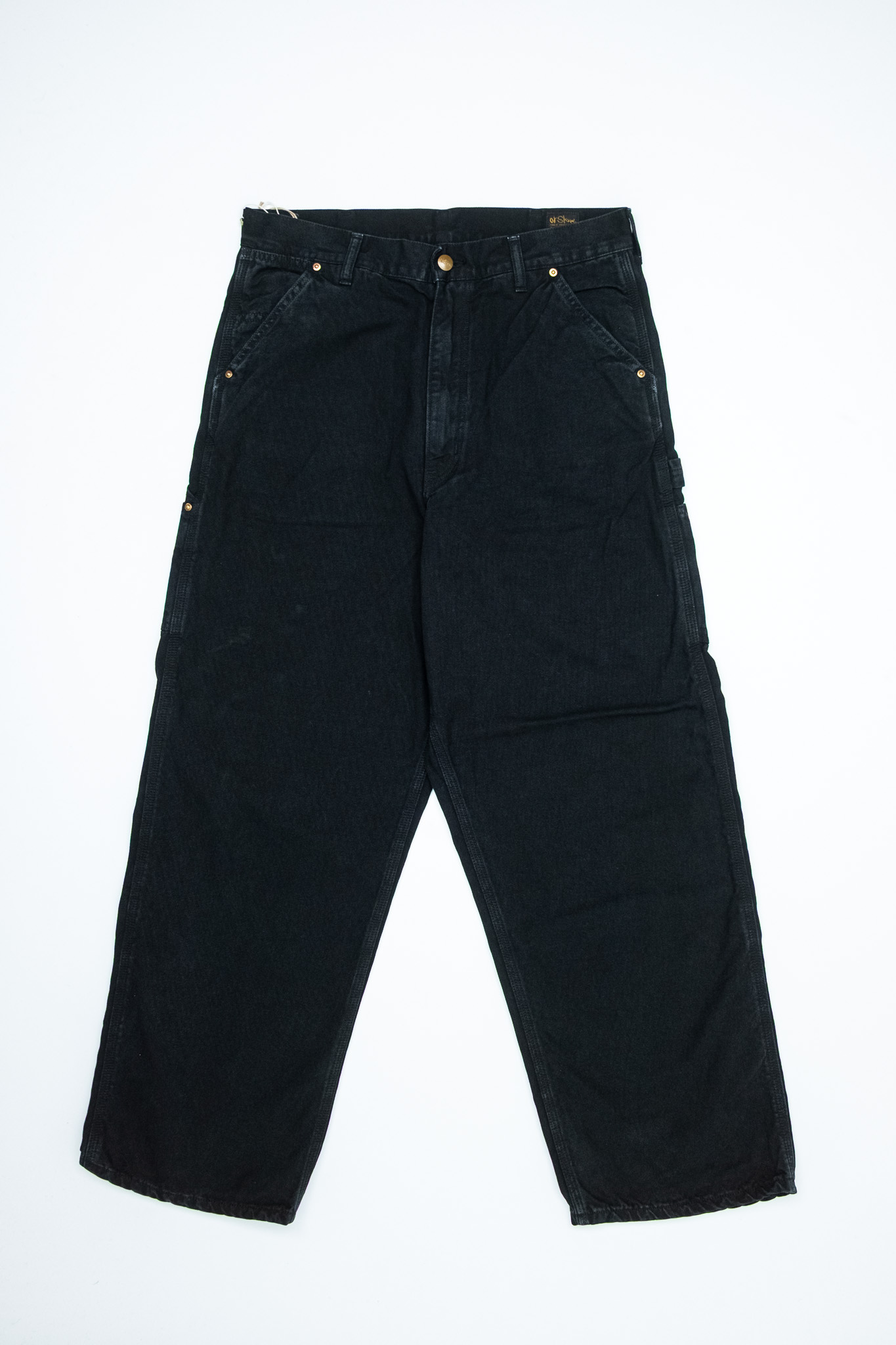 Orslow - Dad's Fit Oxford Painter Pants Black - Göteborg Manufaktur