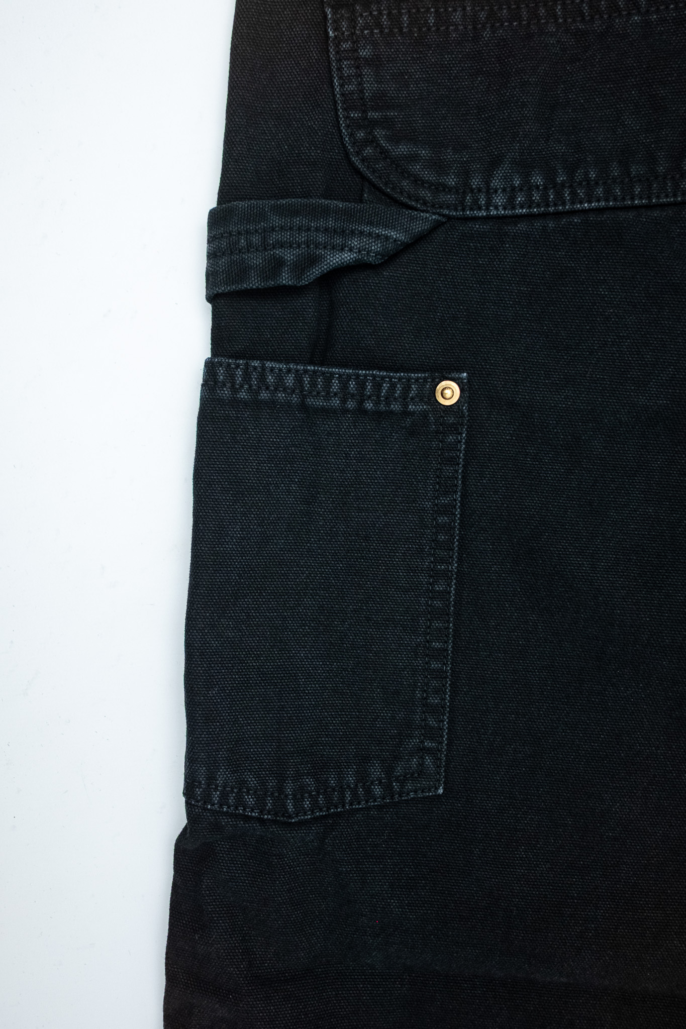 Orslow - Dad’s Fit Oxford Painter Pants Black - 8